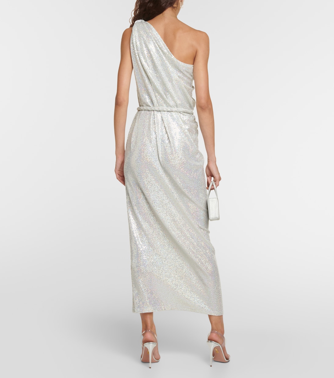 Sequined one-shoulder midi dress | Dodo Bar Or
