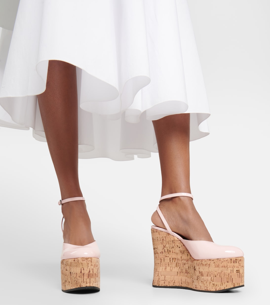 Riviera patent leather wedges | Alaïa