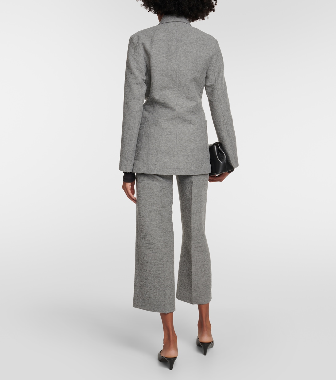 Pantalon ample en laine mélangée | Toteme