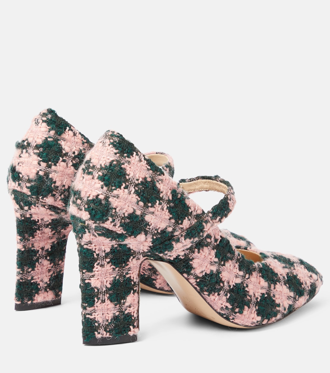 Mary-Jane-Pumps Orelia aus Tweed | Emilia Wickstead