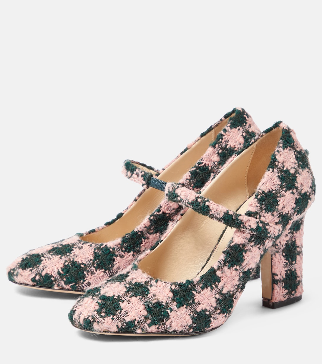 Mary-Jane-Pumps Orelia aus Tweed | Emilia Wickstead