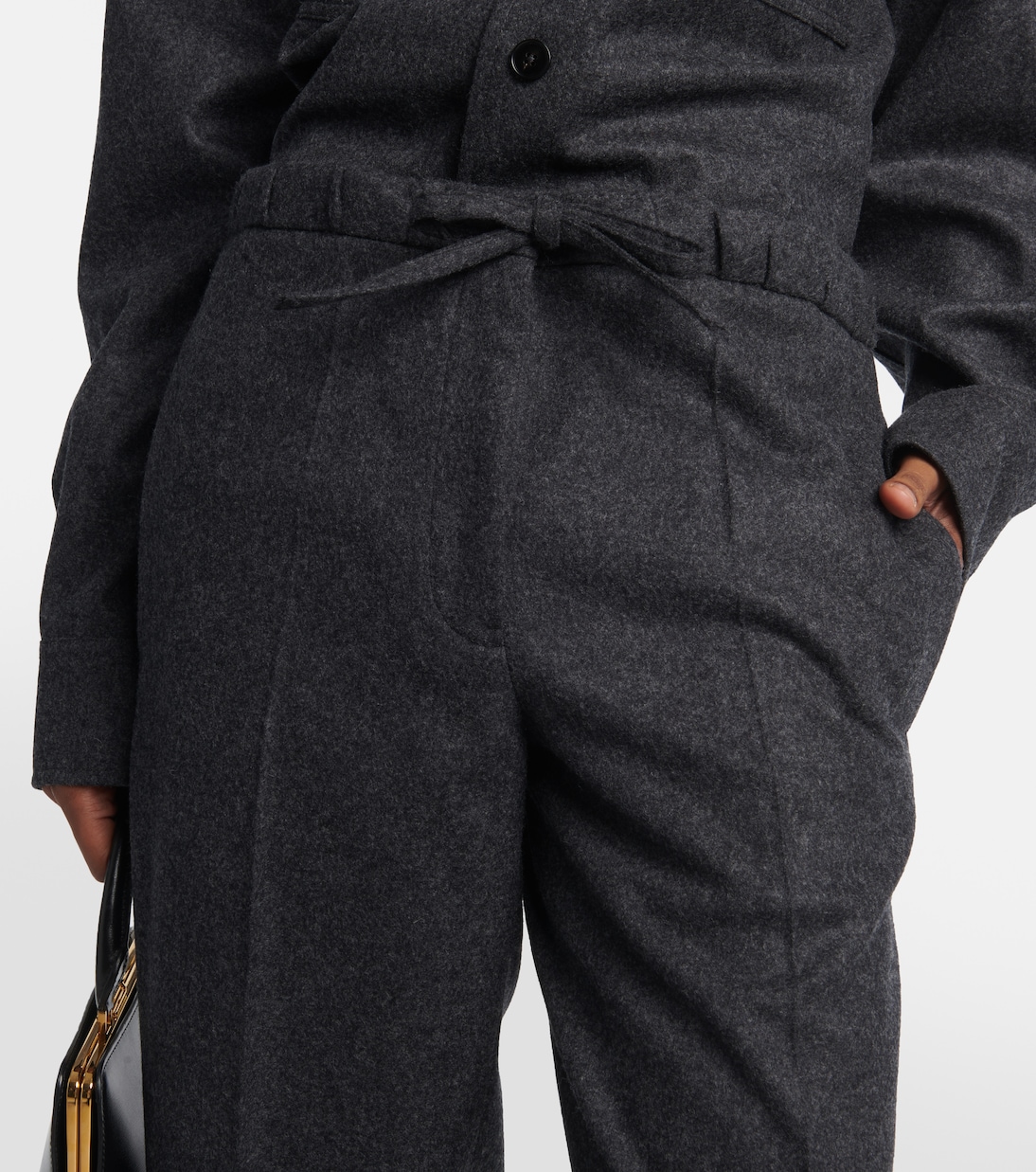 Pantaloni regular in lana vergine | Jil Sander