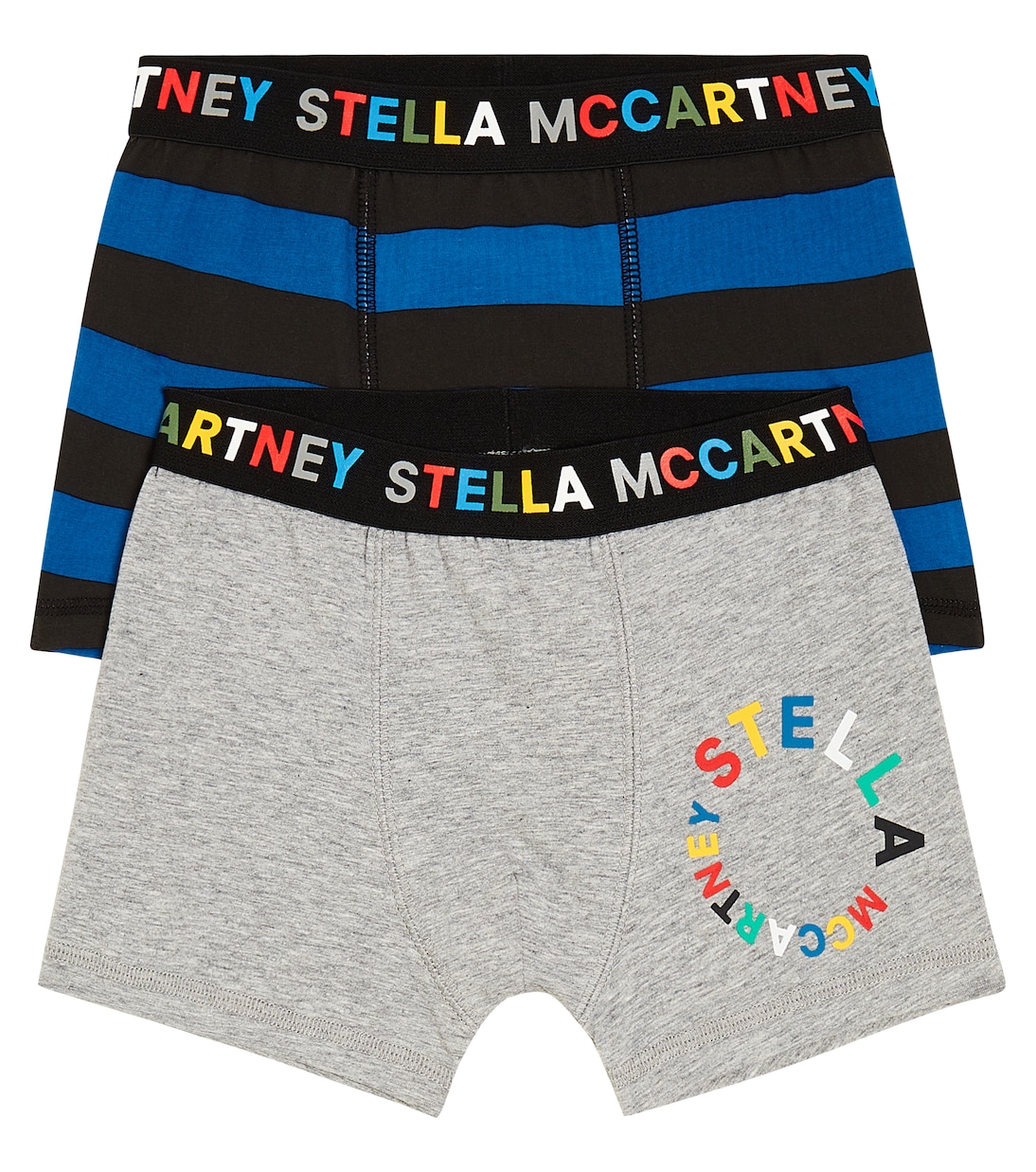 Set of two cotton jersey boxer briefs | Stella McCartney Kids