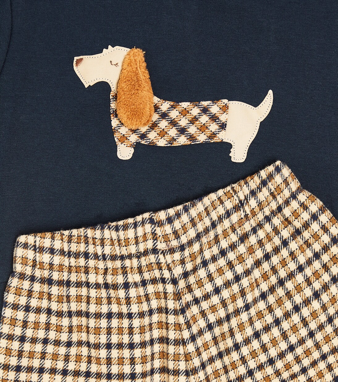 Baby cotton-blend sweatshirt and sweatpants set | Il Gufo