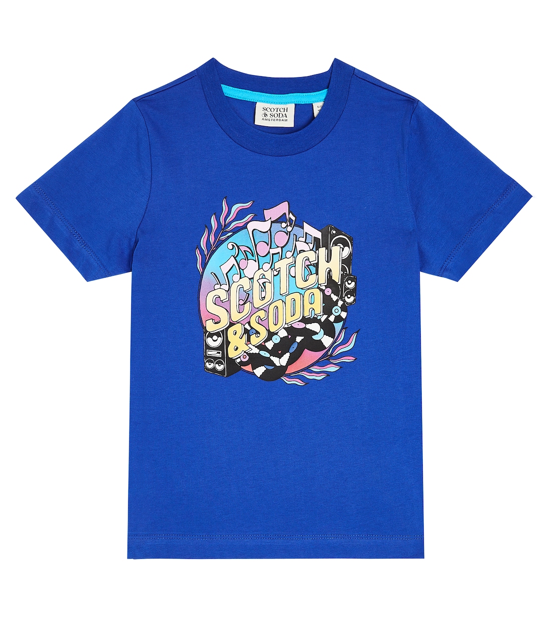Camiseta de jersey de algodón estampada | Scotch & Soda Kids