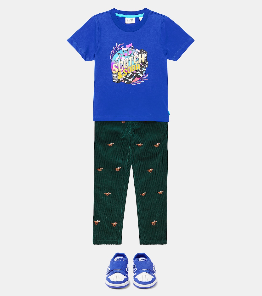 Camiseta de jersey de algodón estampada | Scotch & Soda Kids