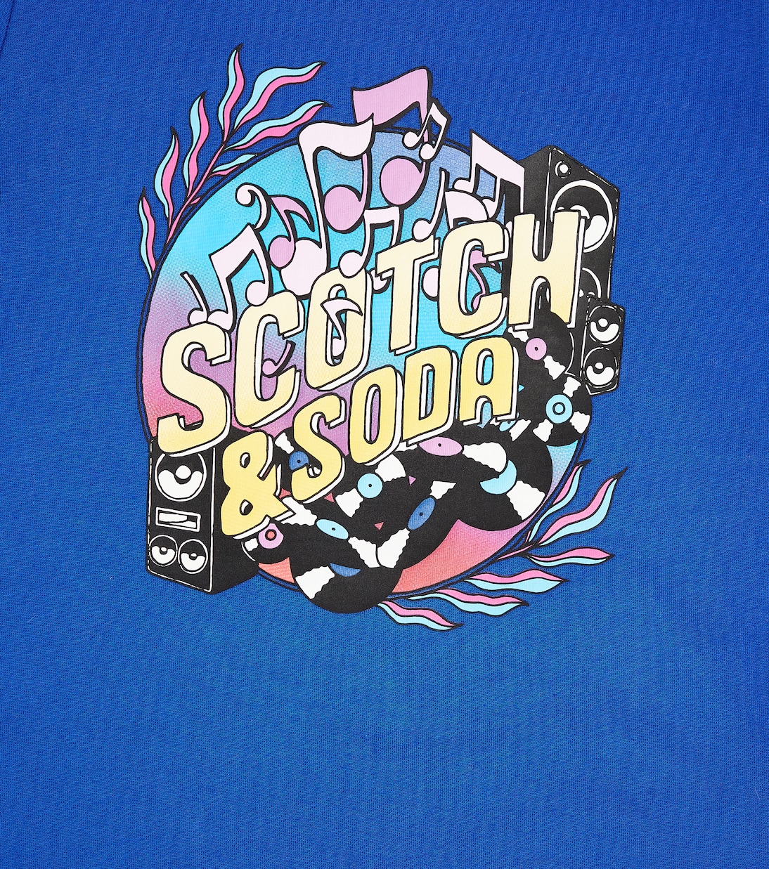 Camiseta de jersey de algodón estampada | Scotch & Soda Kids
