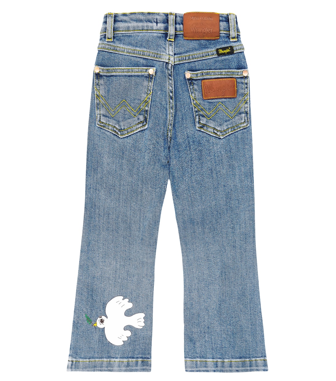 x Wrangler jeans flared Peace Dove | Mini Rodini