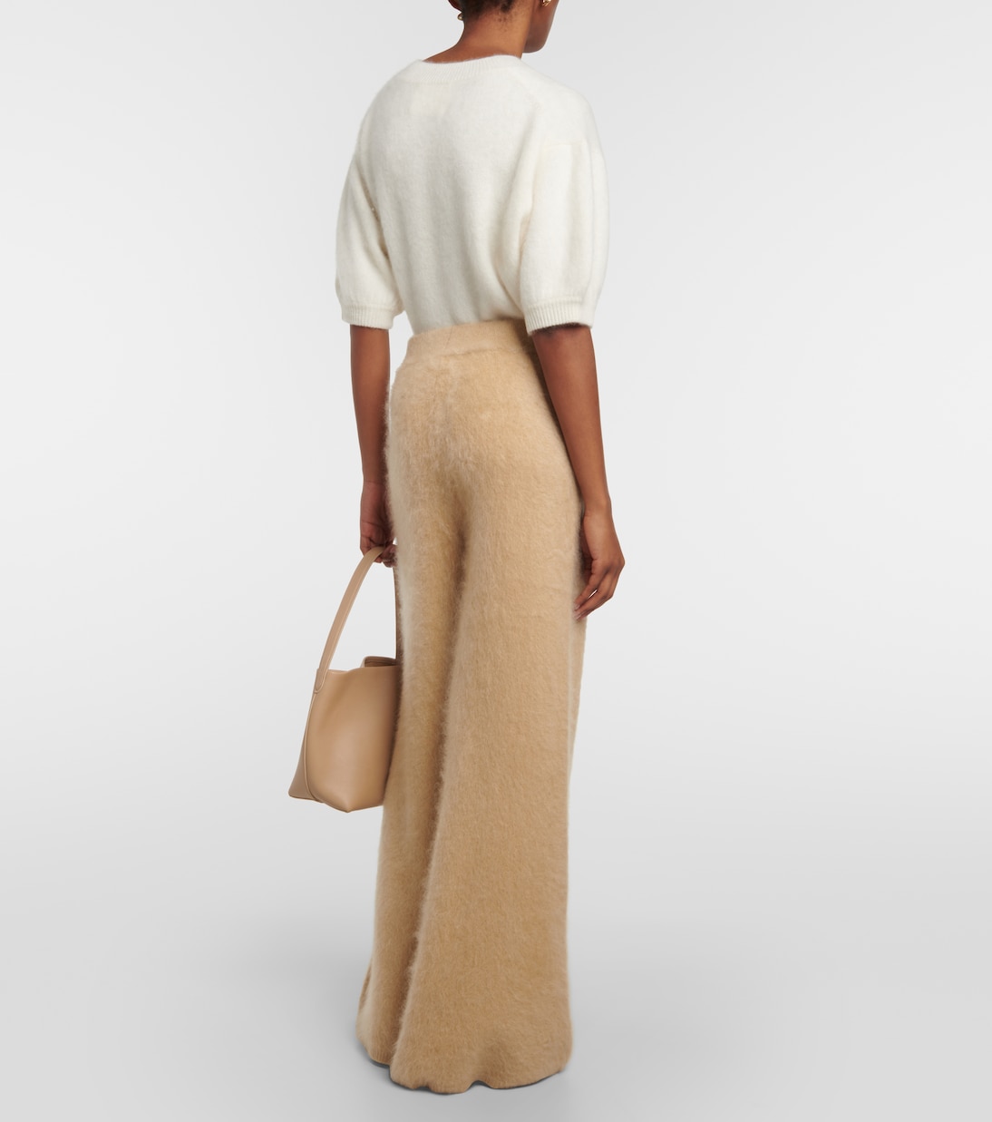 Pantaloni flared Ellery in cashmere | Lisa Yang