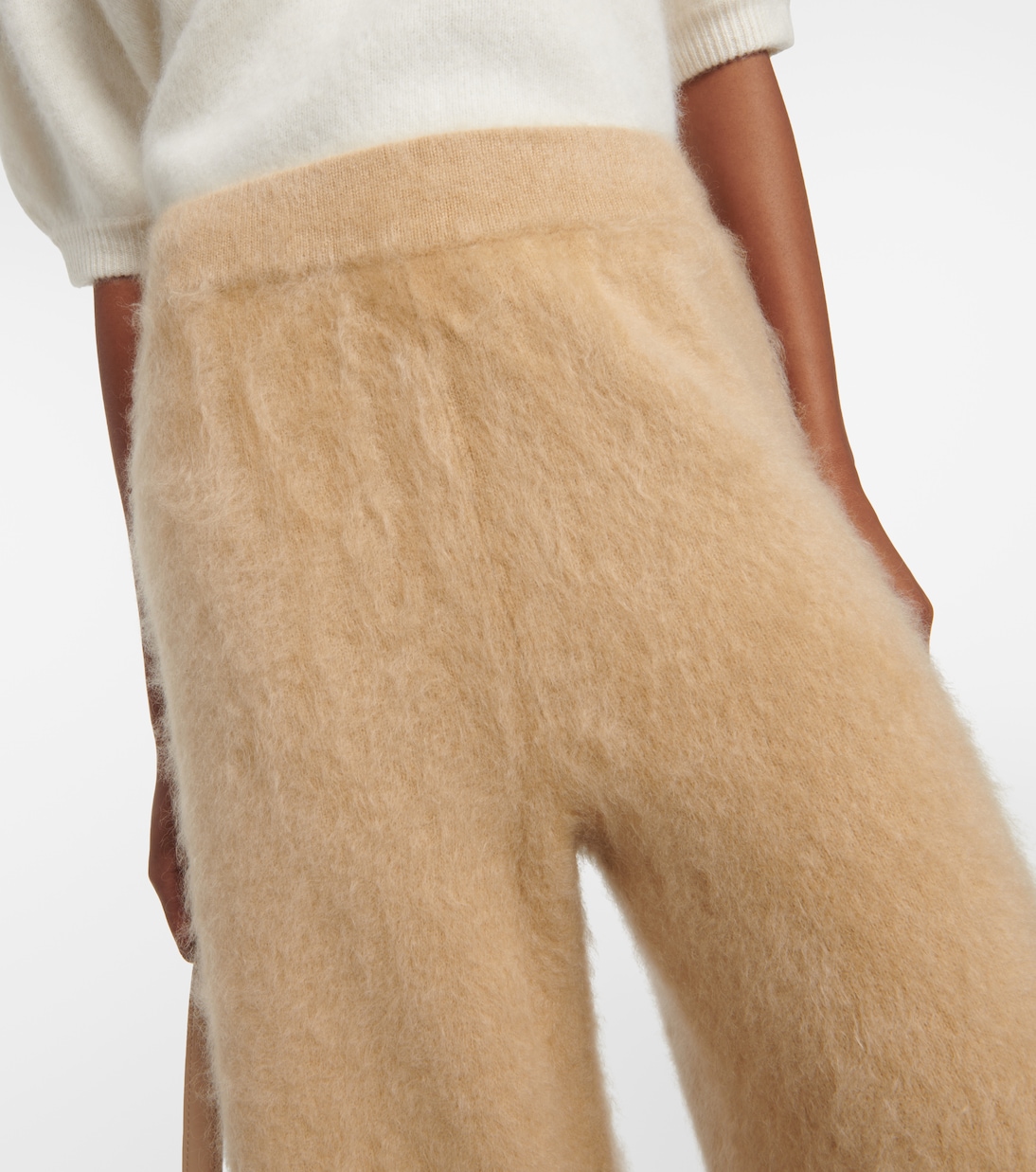 Pantaloni flared Ellery in cashmere | Lisa Yang