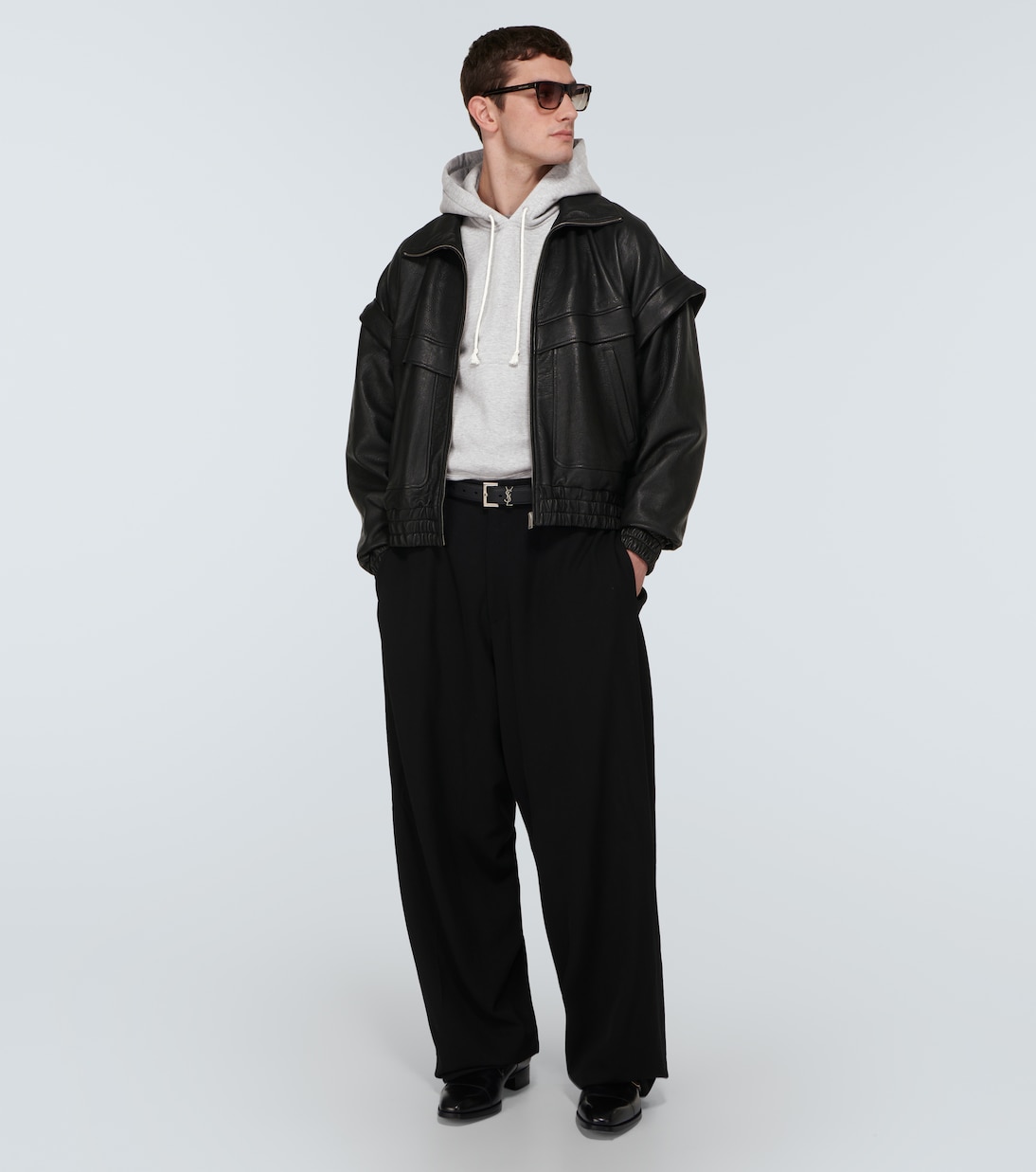 Sweat-shirt à capuche Cassandre en coton | Saint Laurent