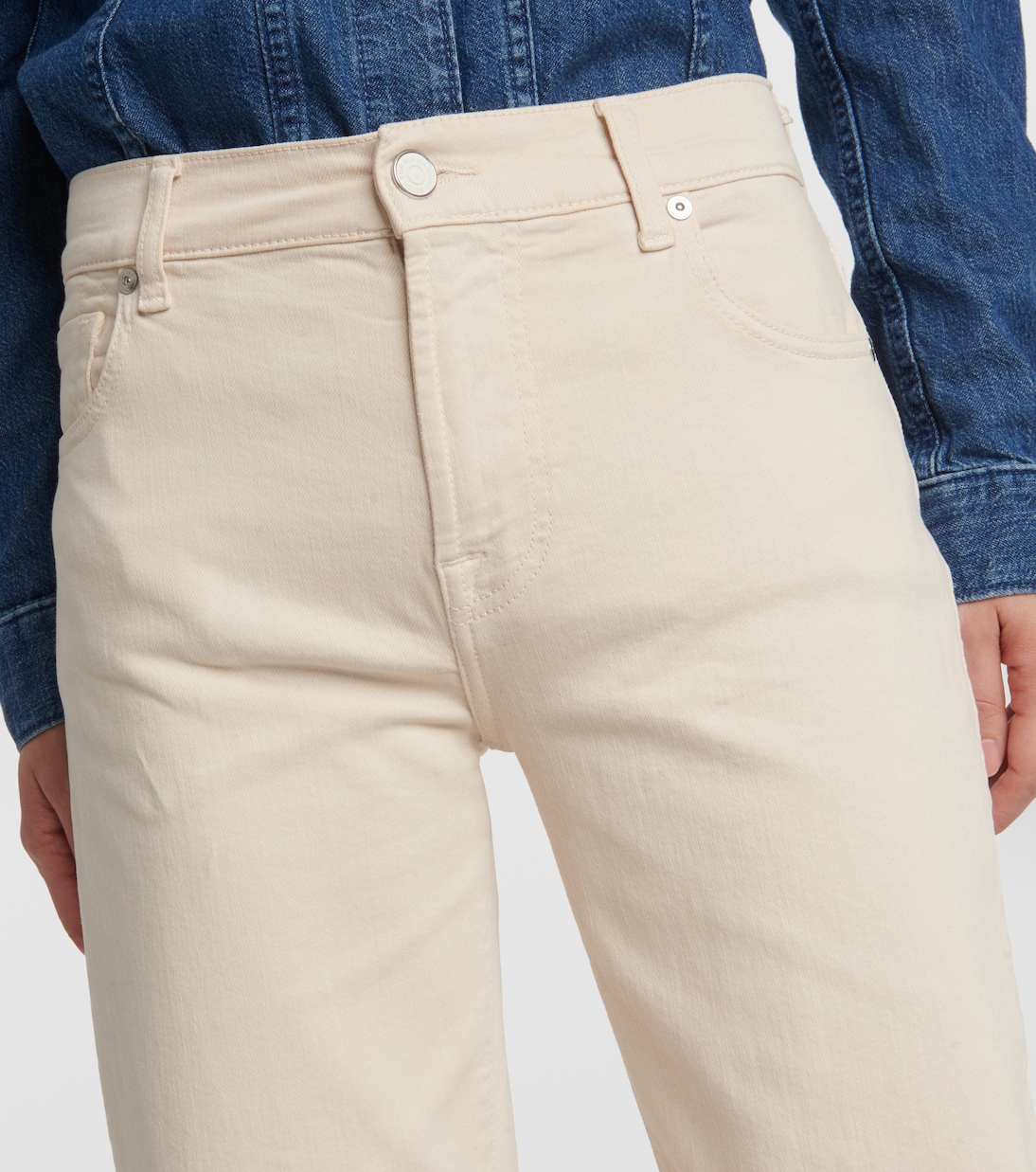 Ellie mid-rise straight jeans | 7 For All Mankind