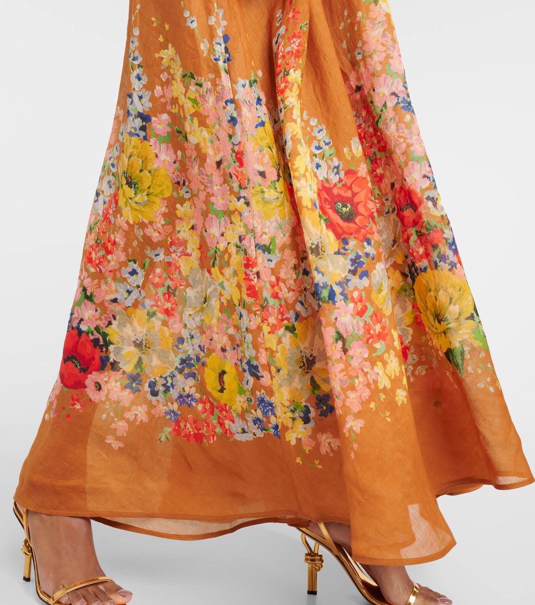 Robe longue Alight à fleurs | Zimmermann