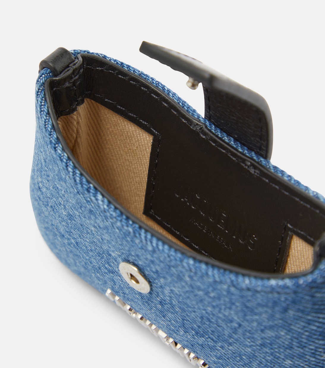 Portacarte Le Porte Bisou in denim | Jacquemus