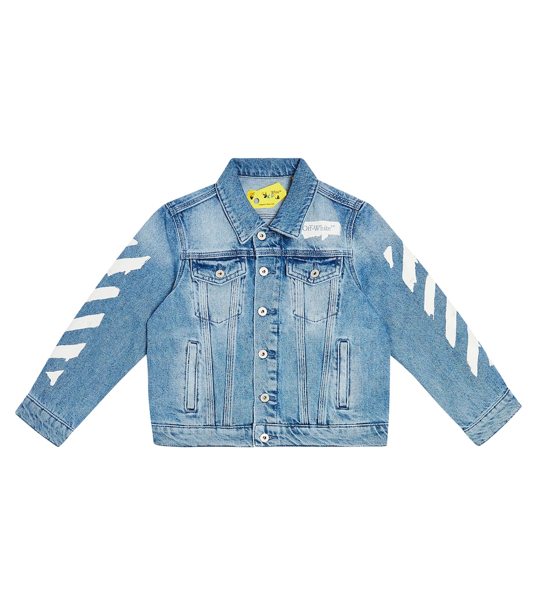 Chaqueta Paint Graphic en denim | Off-White Kids