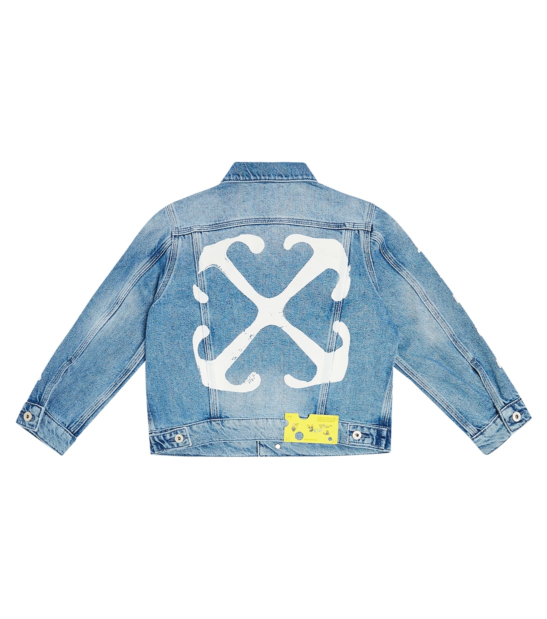 Chaqueta Paint Graphic en denim | Off-White Kids