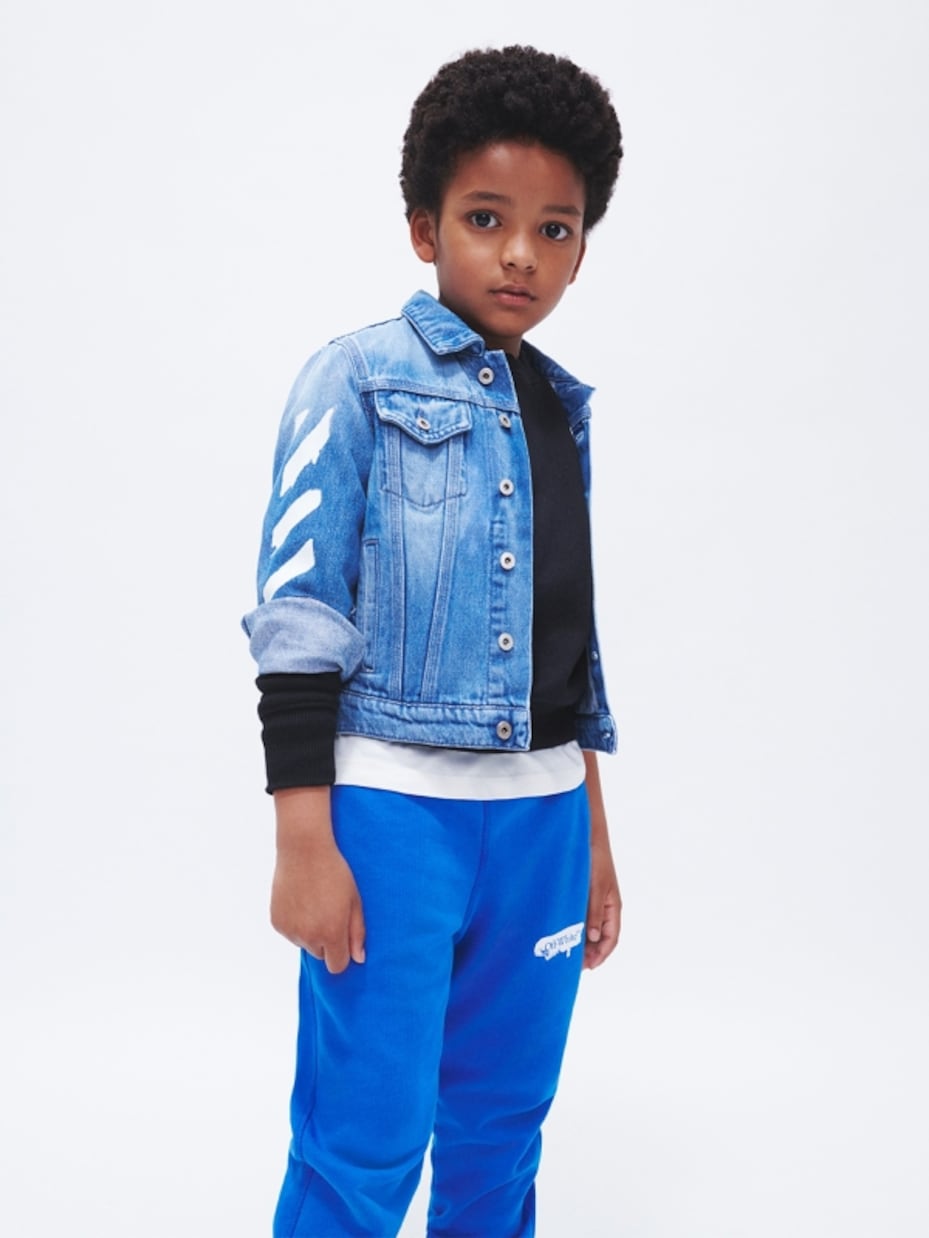 Chaqueta Paint Graphic en denim | Off-White Kids