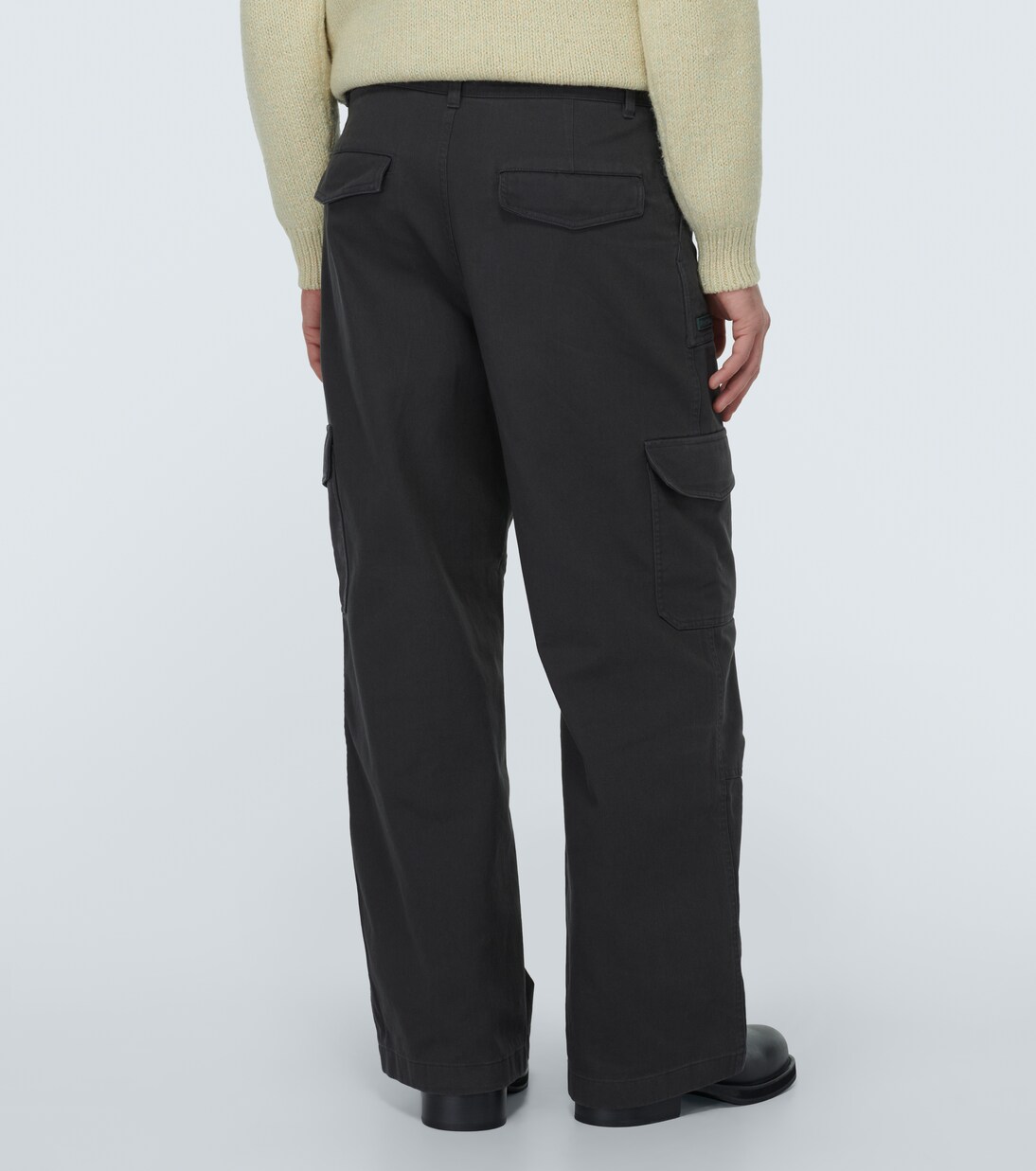 Pantalones cargo de sarga de mezcla de algodón | Acne Studios