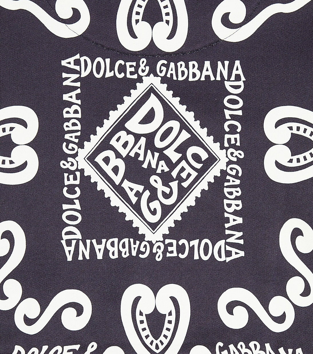 Bedrucktes Sweatshirt aus Baumwoll-Jersey | Dolce&Gabbana Kids