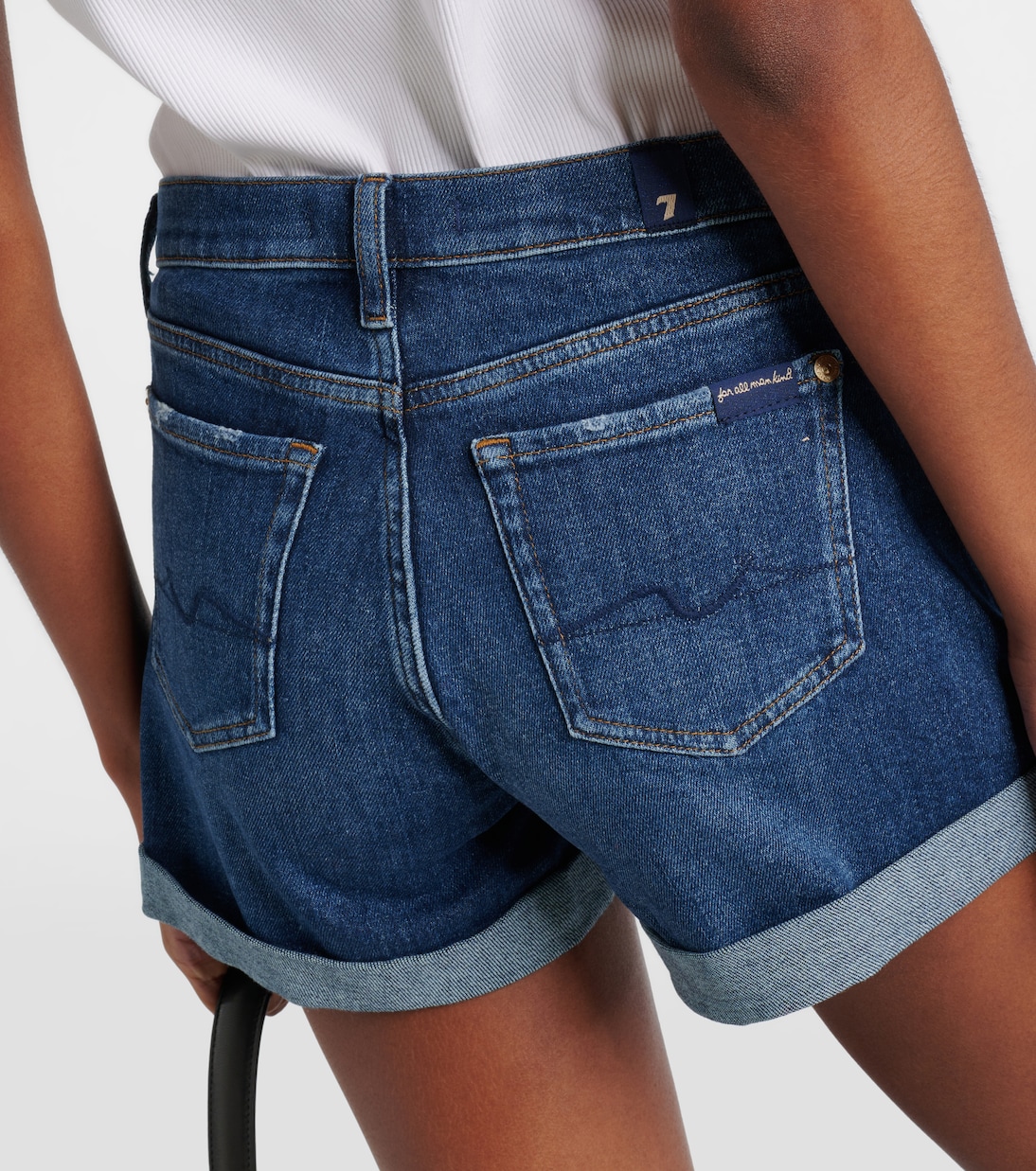 Mid-Rise Jeansshorts | 7 For All Mankind