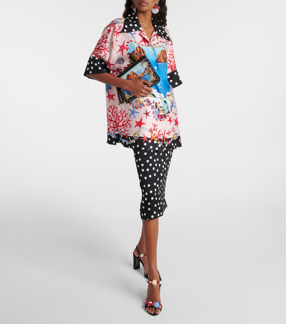 Sandales Capri Kiera Sophia à ornements | Dolce&Gabbana
