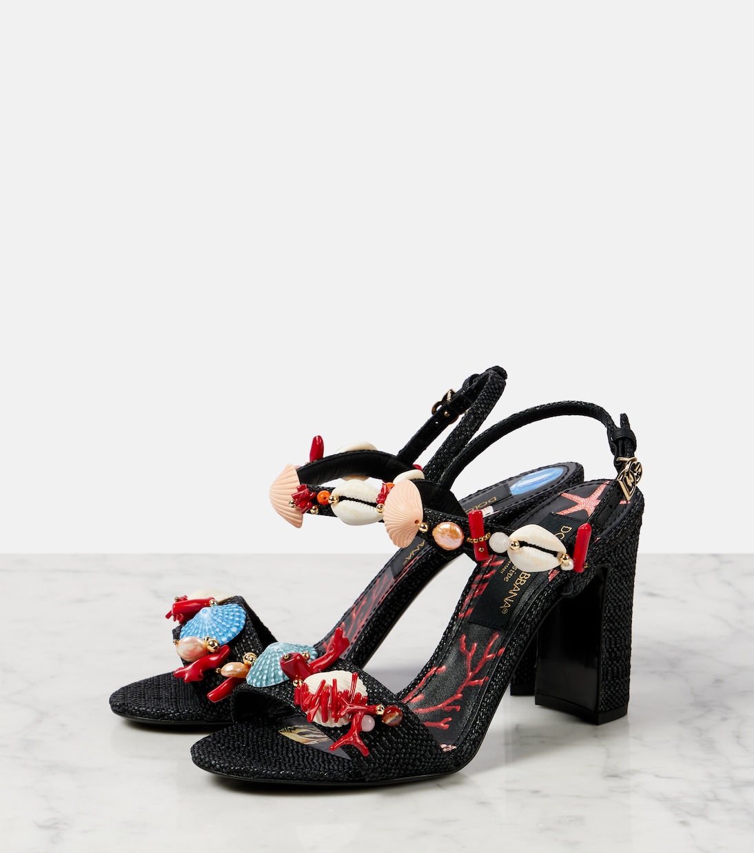 Sandales Capri Kiera Sophia à ornements | Dolce&Gabbana