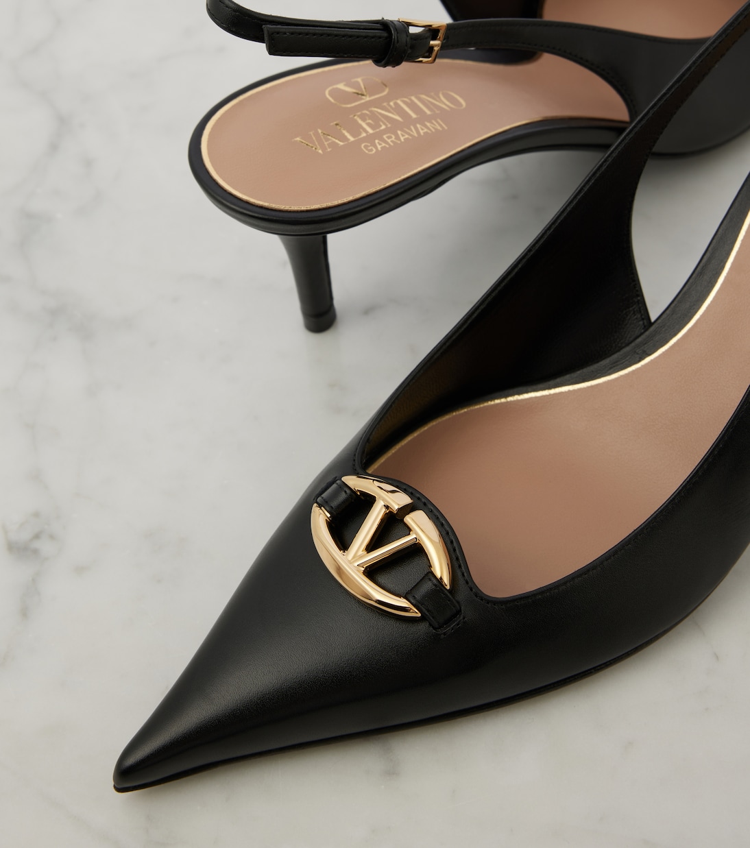 Slingback-Pumps VLogo The Bold Edition 60 | Valentino Garavani
