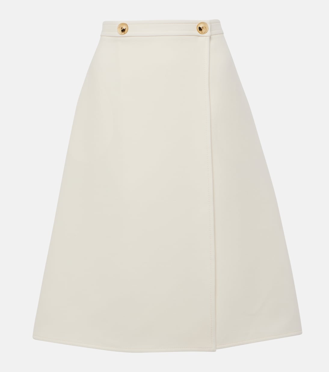 Gonna midi in crepe couture | Valentino