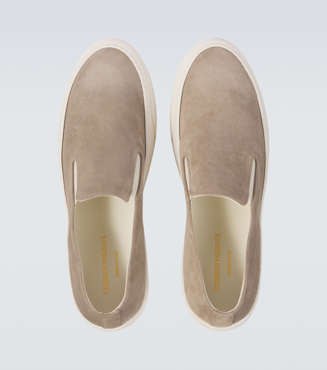 Common projects suede slip on sales