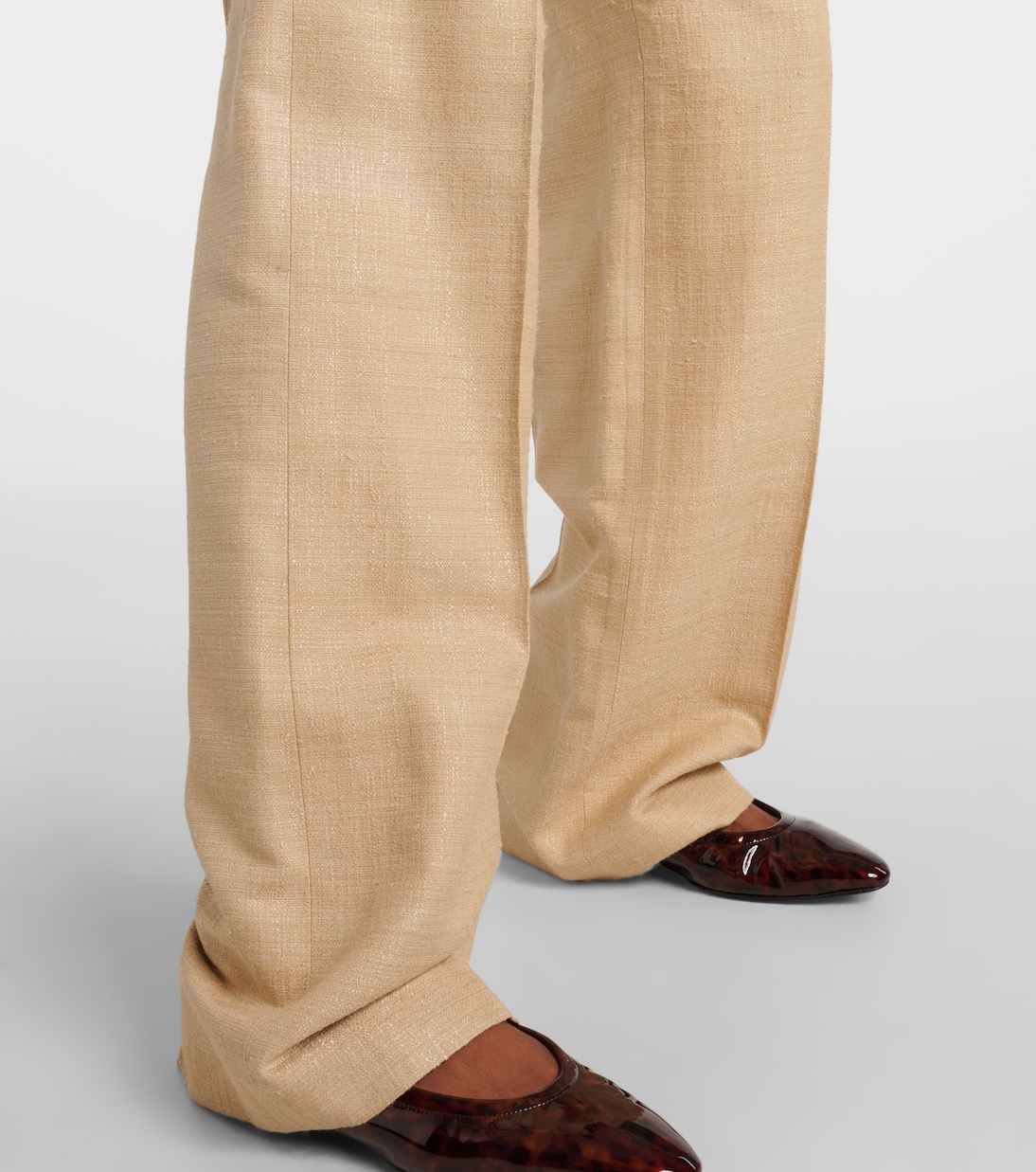 Pantaloni a gamba larga Edward in seta | Loro Piana