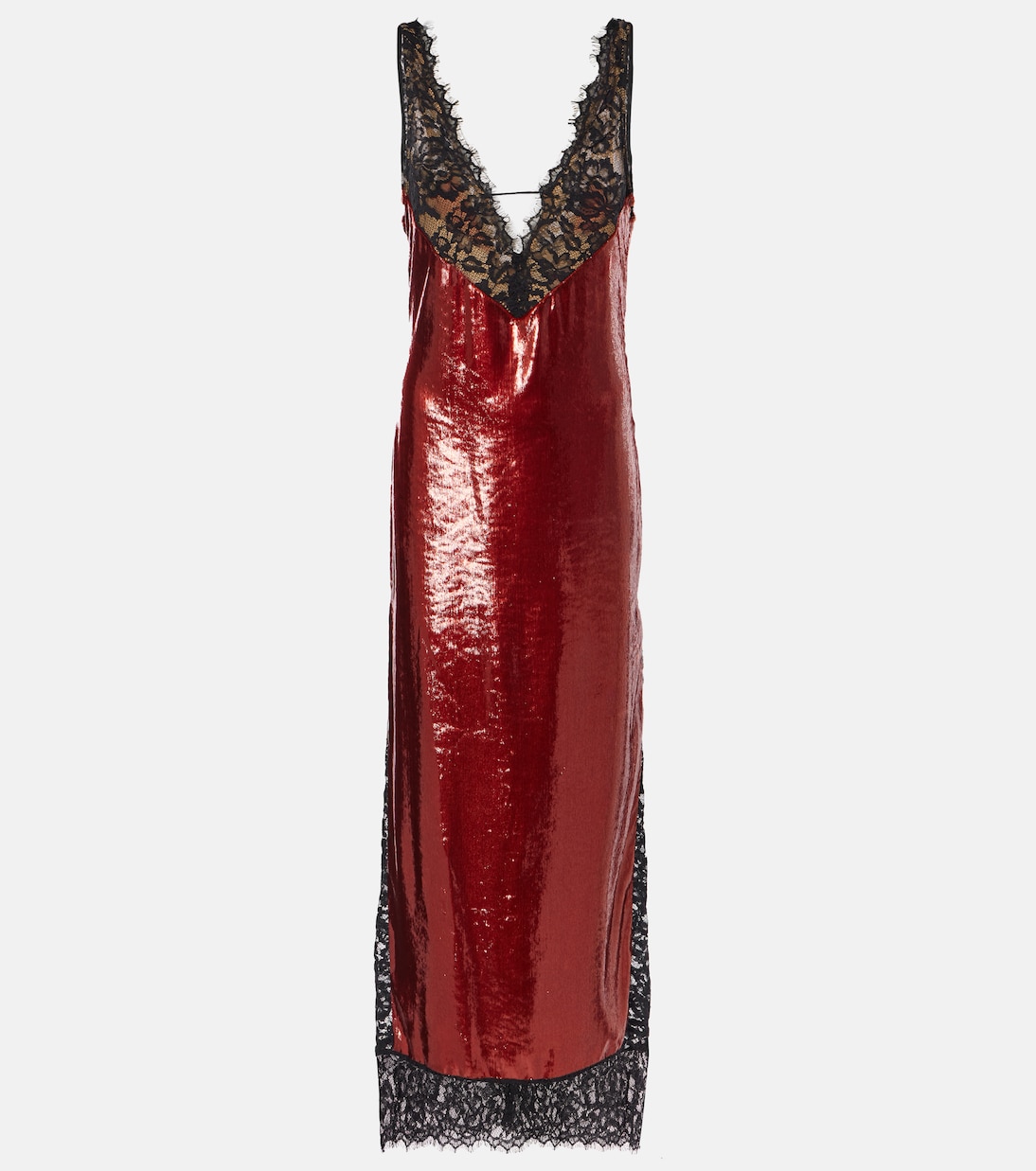 Lace-trimmed sequined gown | The New Arrivals Ilkyaz Ozel