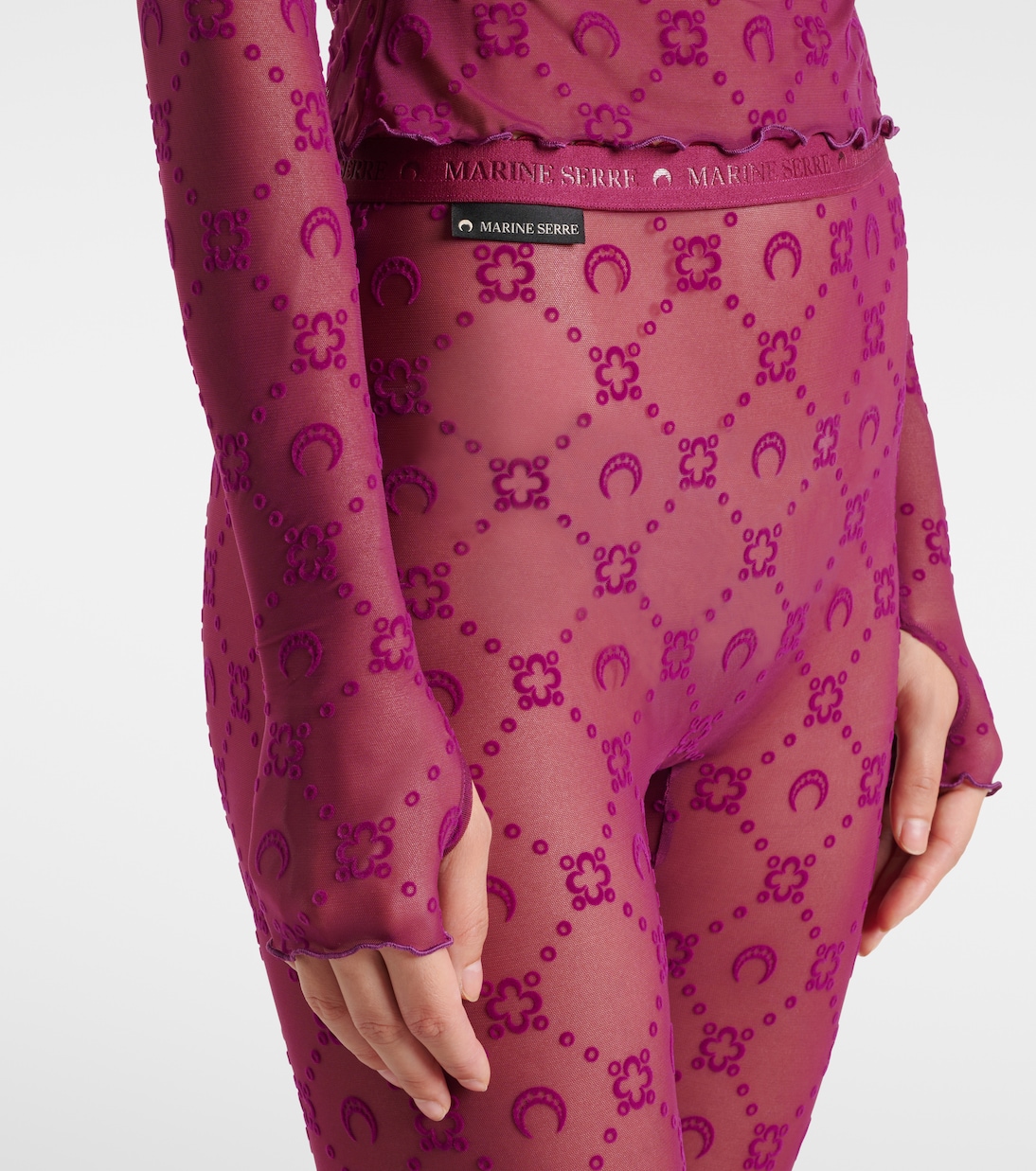 Top Moonagram in mesh | Marine Serre
