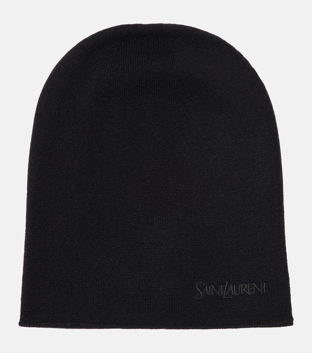 Berretto in cashmere con logo Saint Laurent, stile giovane e moderno