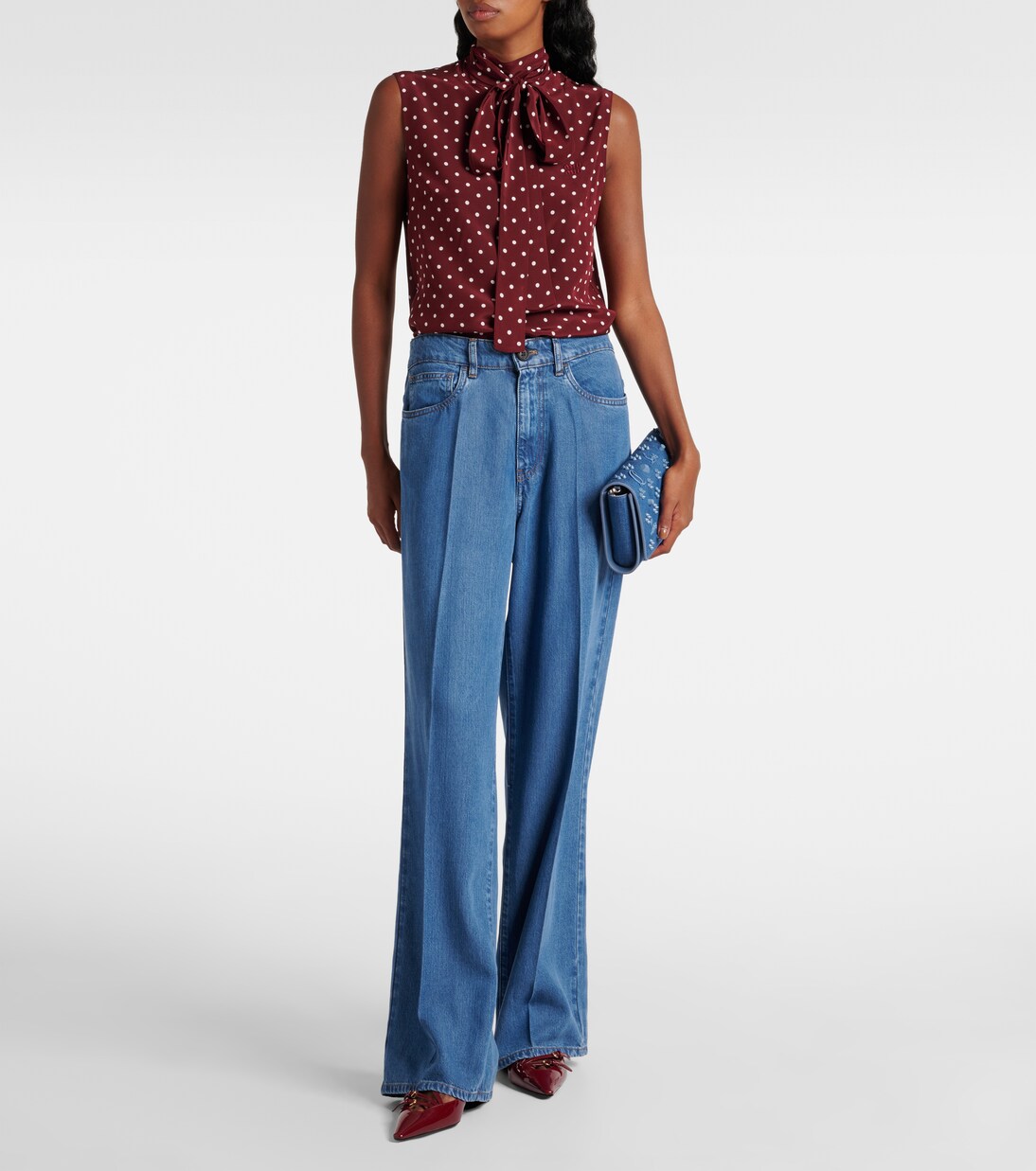 Clutch Paloma in denim | Christian Louboutin