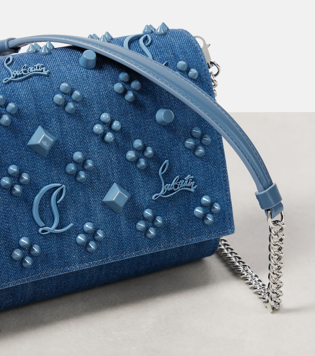 Clutch Paloma in denim | Christian Louboutin