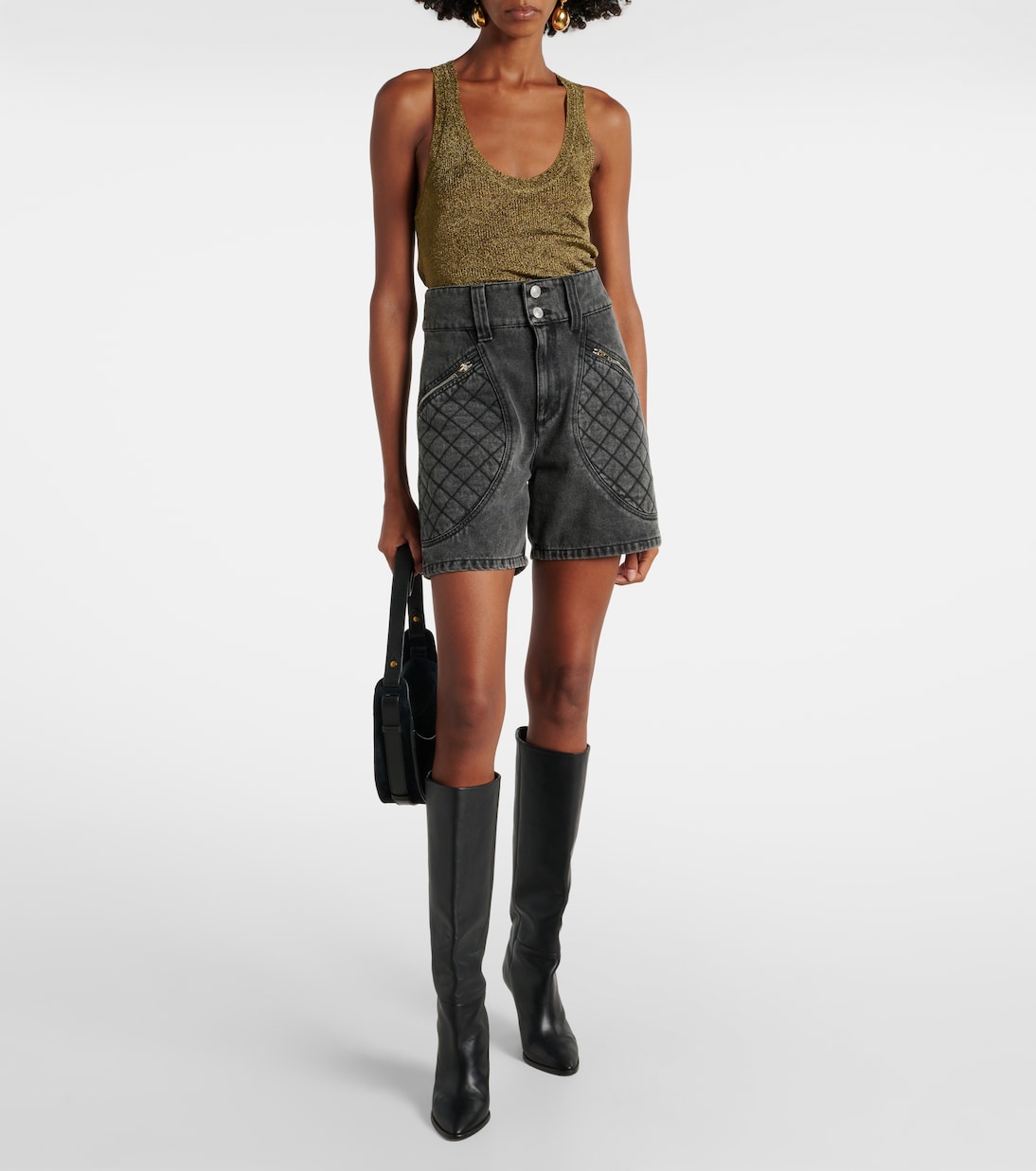 Tank top in lamé | Isabel Marant