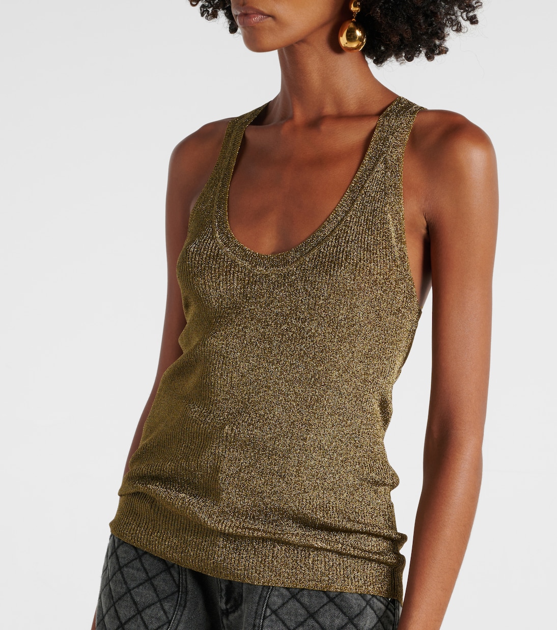 Tank top in lamé | Isabel Marant