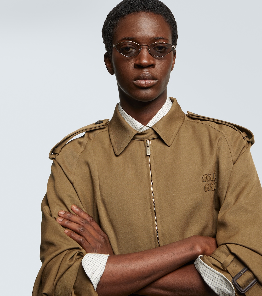Ovale Sonnenbrille Miu Regard | Miu Miu