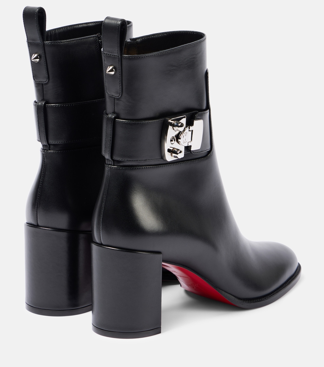 Booty Lock 70 leather ankle boots | Christian Louboutin