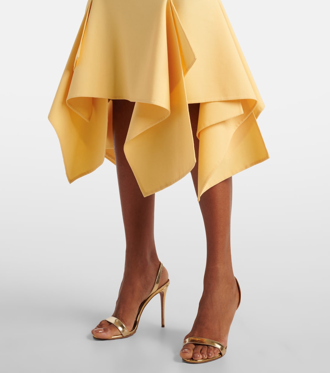 Vestido midi de mezcla de lana | Oscar de la Renta