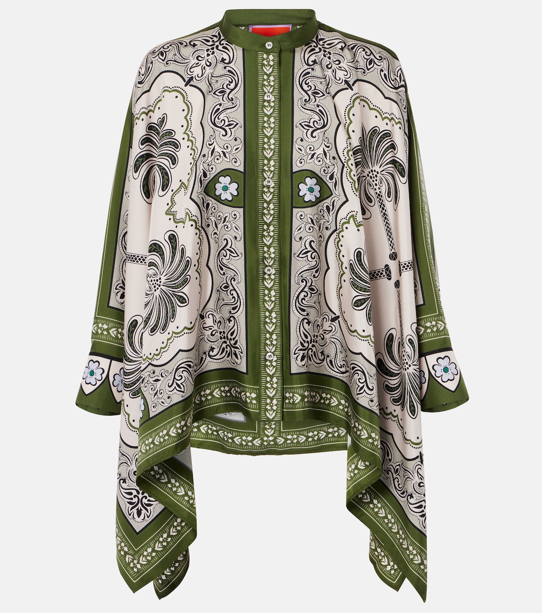 Camicia Foulard in twill di seta | La DoubleJ