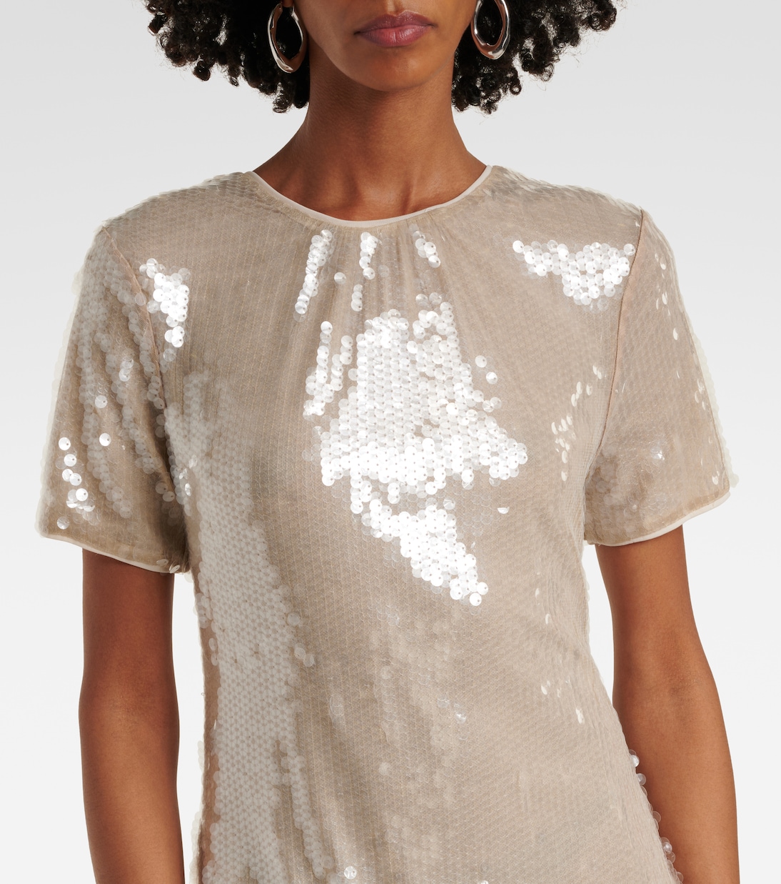 Vestido largo Safi con lentejuelas | Staud
