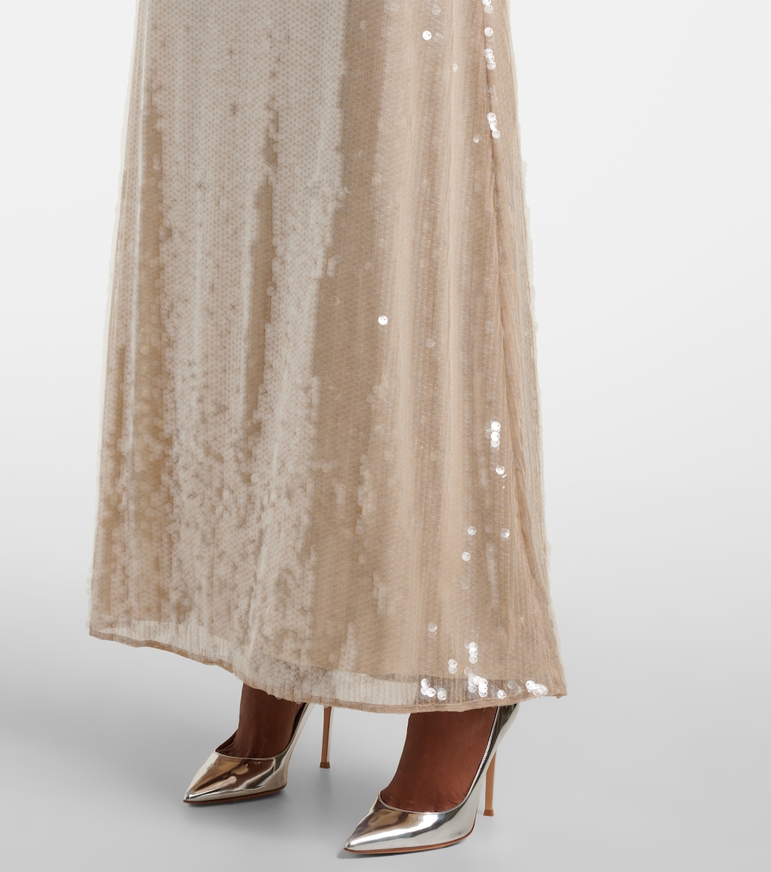 Vestido largo Safi con lentejuelas | Staud