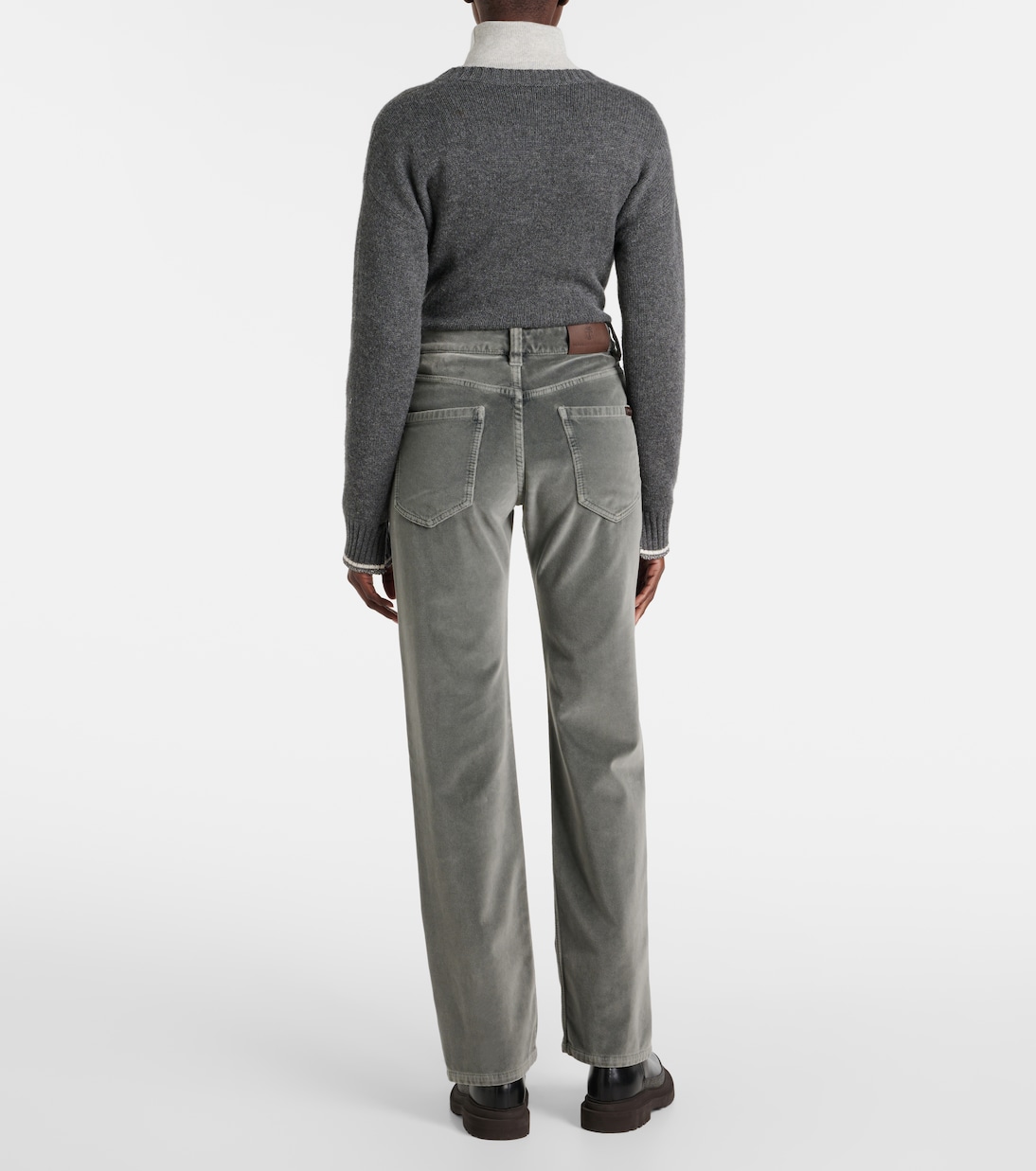 Pantalon droit en laine | Brunello Cucinelli