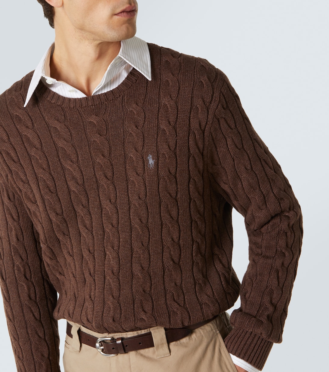 Pullover in cotone a trecce | Polo Ralph Lauren