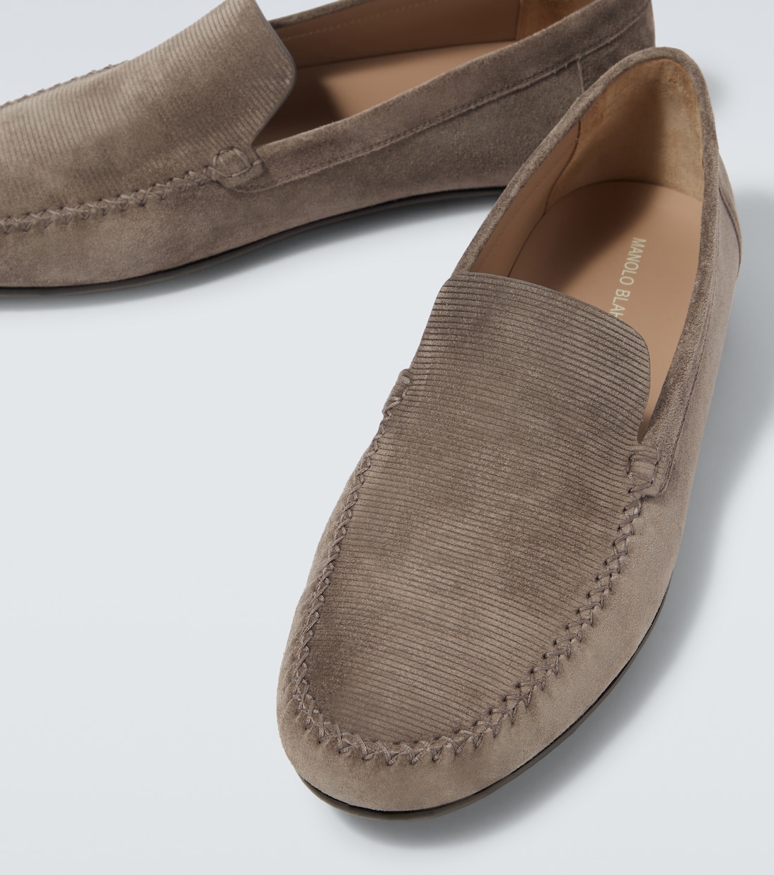 Alder suede loafers | Manolo Blahnik