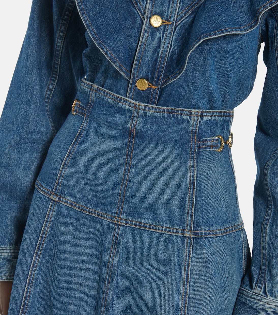 Gonna midi Brigette a pieghe | Ulla Johnson