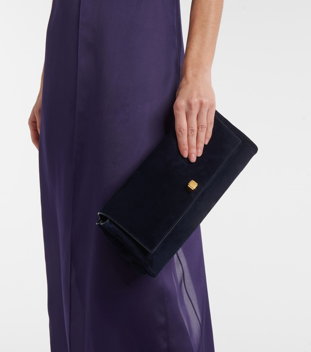 Pochette Audrey en daim | Khaite