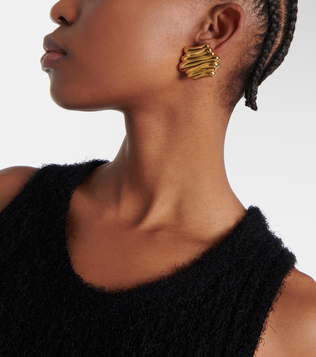 Crema 18kt gold-plated earrings | Khaite