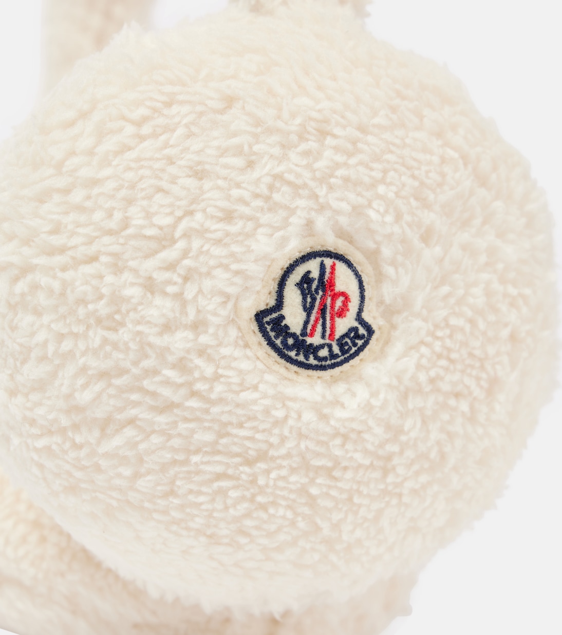 Scaldaorecchie in teddy con logo | Moncler